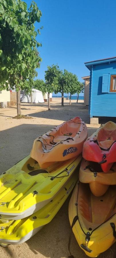 Camping El Pinar Platja Santa Susanna Exteriör bild