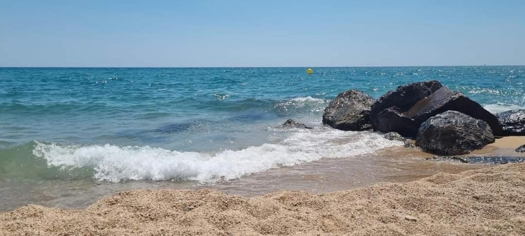 Camping El Pinar Platja Santa Susanna Exteriör bild