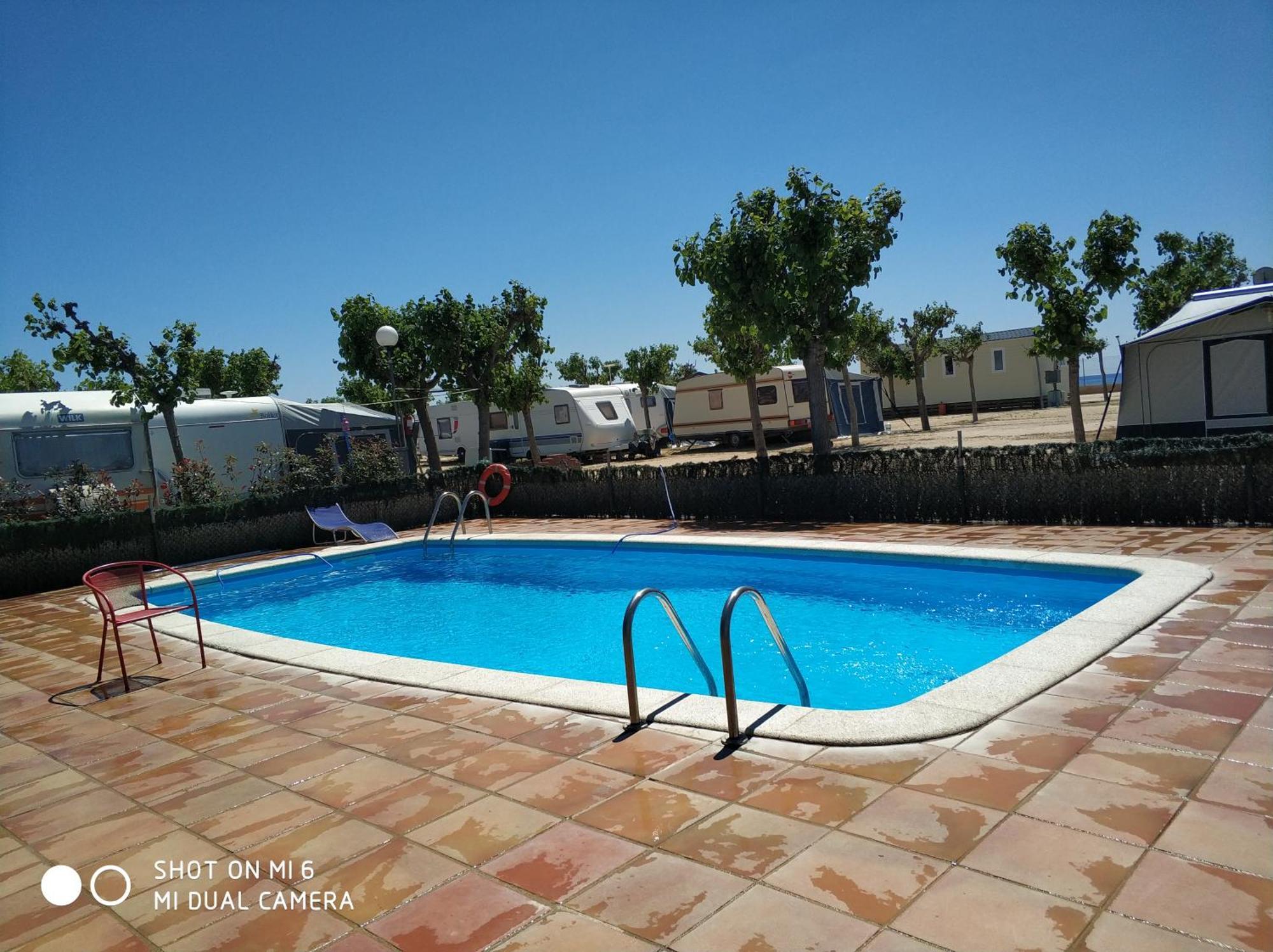 Camping El Pinar Platja Santa Susanna Exteriör bild
